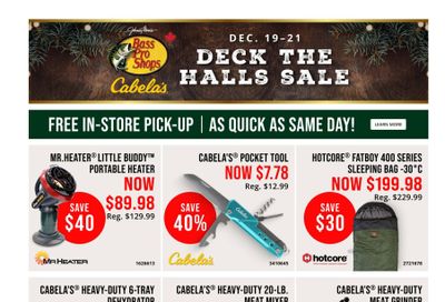 Bass Pro Shops Flyer December 19 to 21