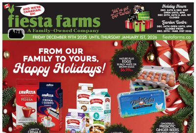 Fiesta Farms Flyer December 19 to January 1