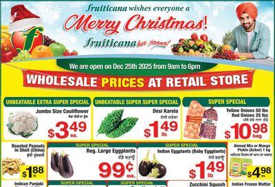 Fruiticana (Kelowna) Flyer December 18 to 24