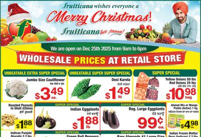 Fruiticana (Edmonton) Flyer December 19 to 24