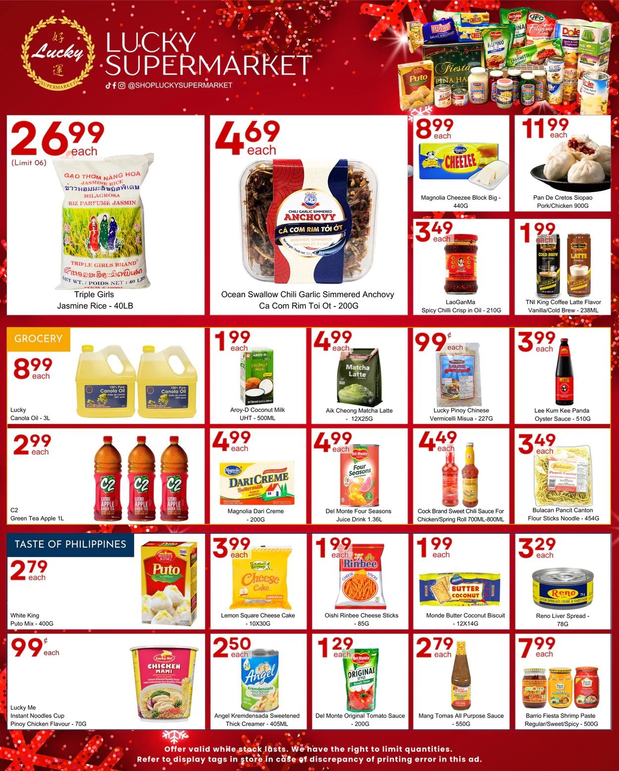 Lucky Supermarket (Winnipeg) Flyer December 19 to 25
