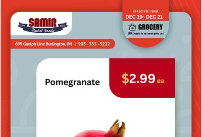 Samir Supermarket Flyer December 19 to 21