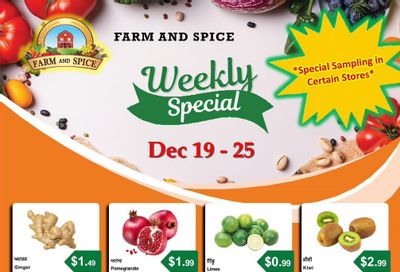 Farm And Spice Grocers Flyer December 19 to 25