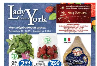 Lady York Foods Flyer December 22 to January 4