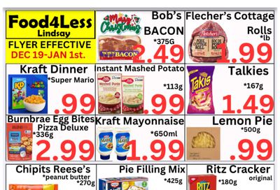 Food 4 Less (Lindsay) Flyer December 19 to January 1