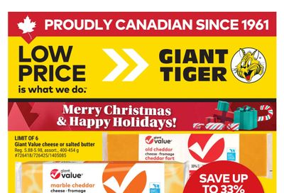 Giant Tiger (ON) Flyer December 25 to 30