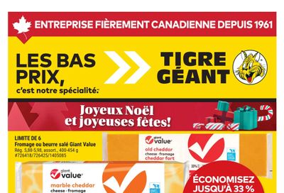 Tigre Géant Flyer December 25 to 30