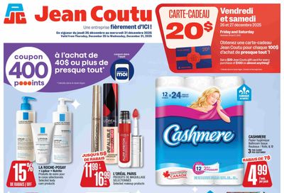 Jean Coutu Flyer December 25 to 31