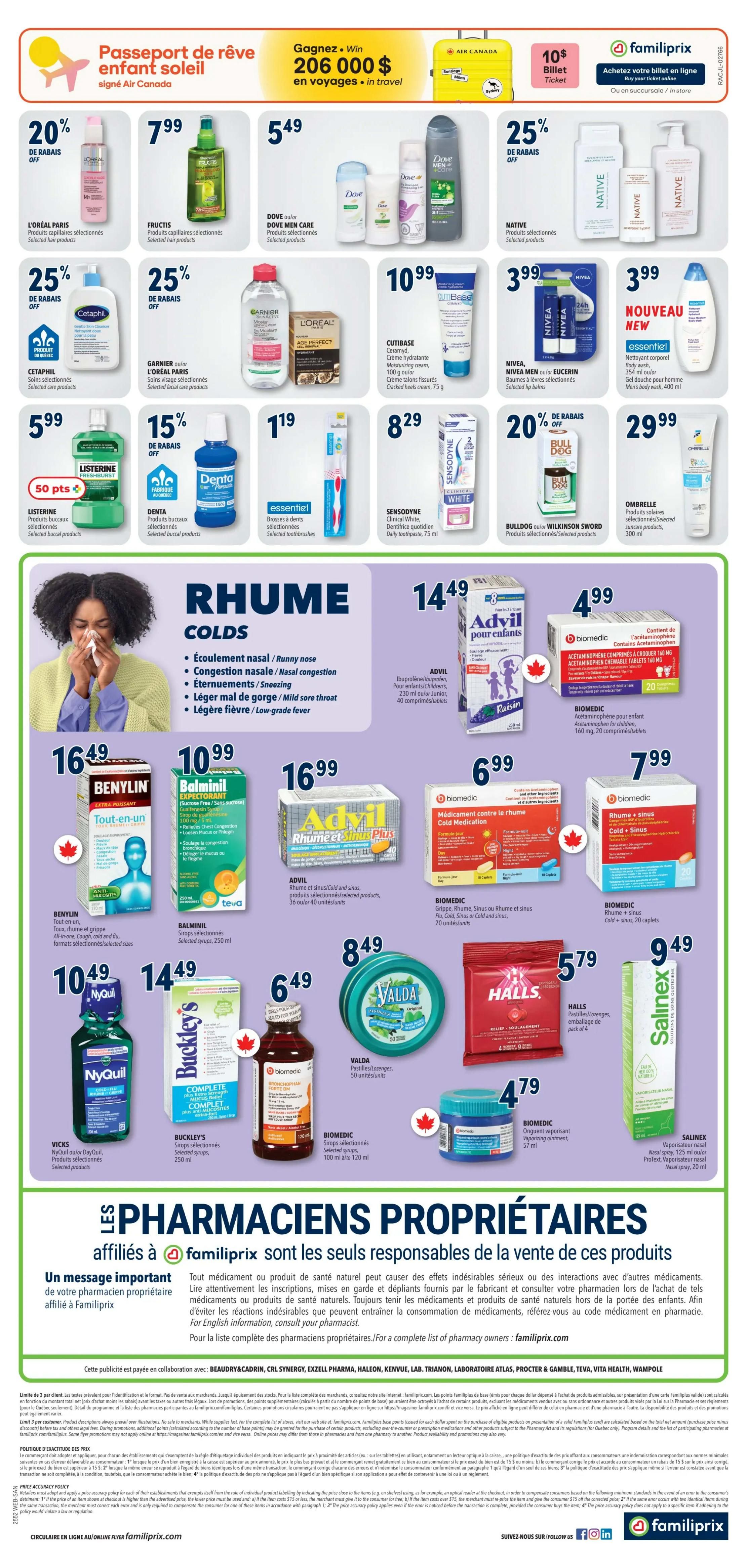Familiprix Sante Flyer December 25 to 31