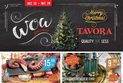 Tavora Foods Flyer December 22 to 28