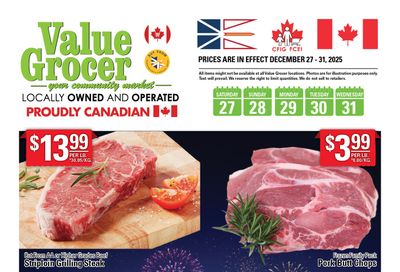 Value Grocer Flyer December 27 to 31