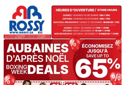 Rossy Flyer December 26 to 31