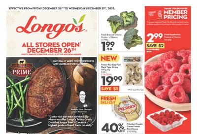 Longo's Flyer December 26 to 31