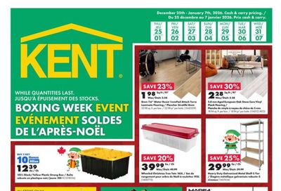 Kent Building Supplies Flyer December 25 to January 7