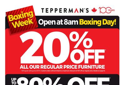 Tepperman's Boxing Week Flyer December 26 to 31