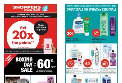 Shoppers Drug Mart (Atlantic) Flyer December 26 to January 1