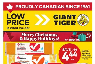 Giant Tiger (West) Flyer December 25 to 30