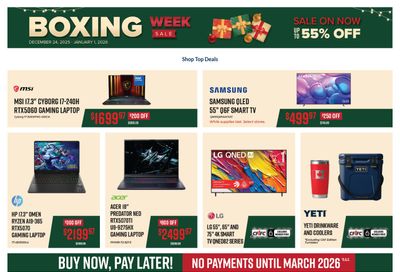 Canex Boxing Week Flyer December 24 to January 1