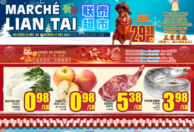 Marche Lian Tai Flyer December 25 to 31