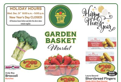 The Garden Basket Flyer December 25 to 31