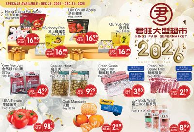 Kings Fair Supermarket Flyer December 25 to 31