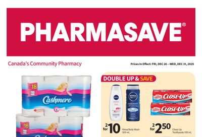 Pharmasave (ON) Flyer December 26 to 31