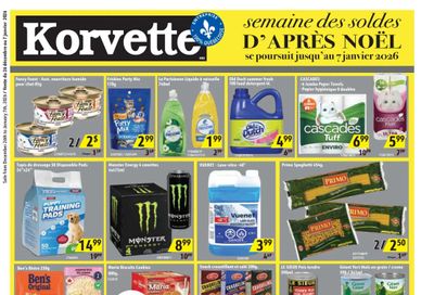 Korvette Flyer December 26 to January 7