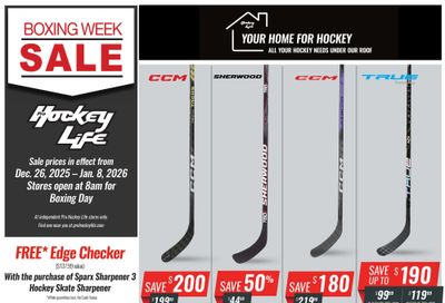 Pro Hockey Life Boxing Week Flyer December 26 to January 1