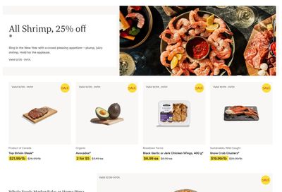 Whole Foods Market (West) Flyer December 25 to January 1