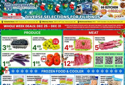 88 Supermarket Flyer December 25 to 31