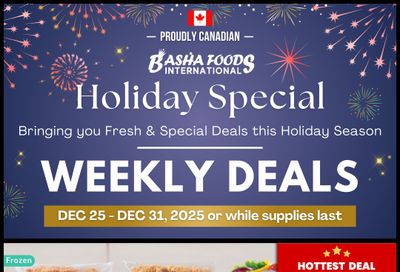 Basha Foods International Flyer December 25 to 31