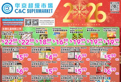C&C Supermarket Flyer December 26 to January 1
