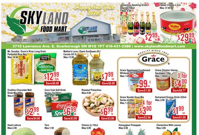 Skyland Food Mart Flyer December 26 to January 1