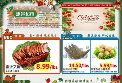 New Pacific Supermarket Flyer December 25 to 29