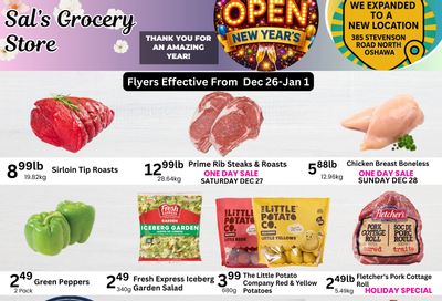 Sal's Grocery Flyer December 26 to January 1