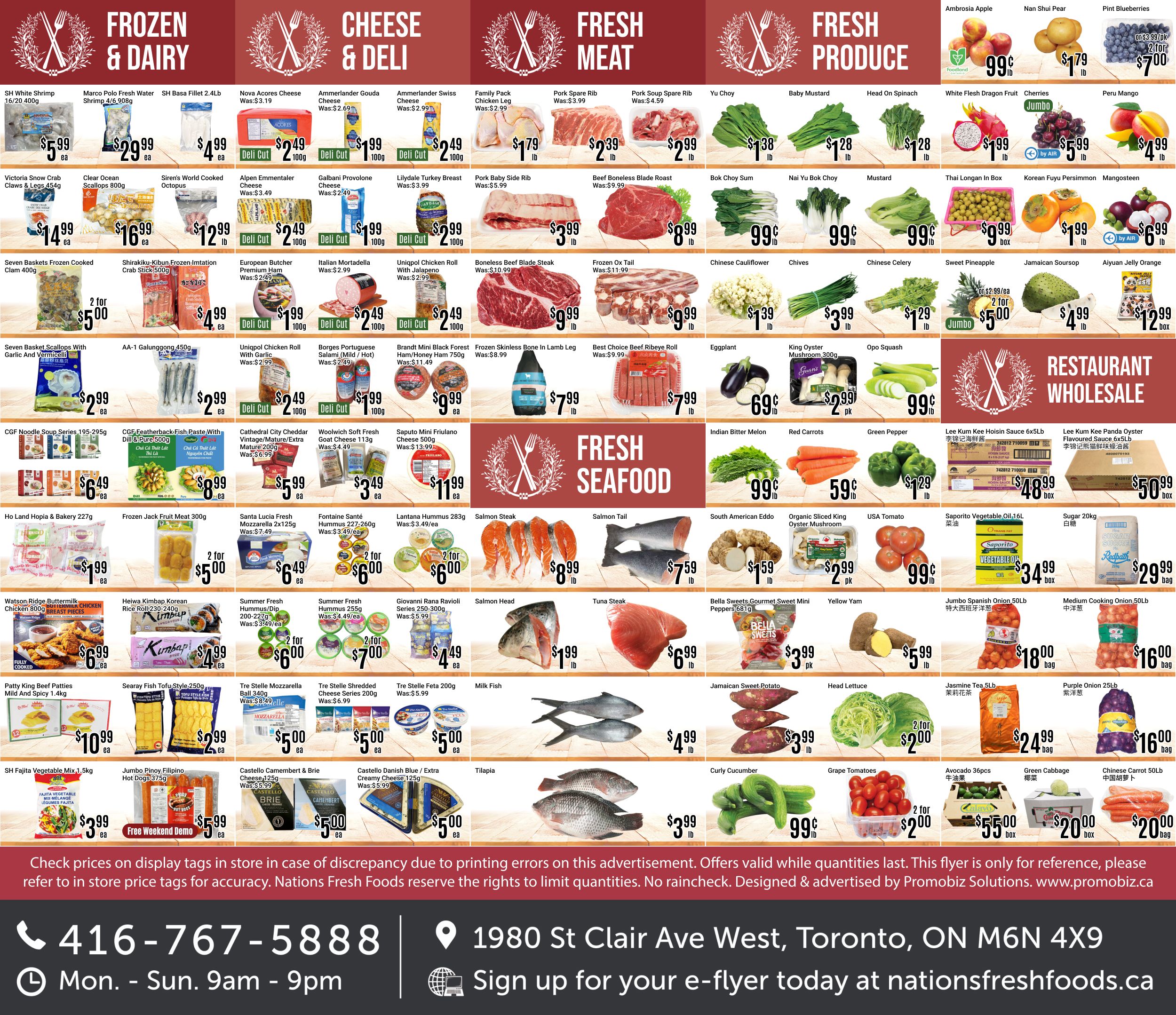 Nations Fresh Foods (Toronto) Flyer December 26 to January 1