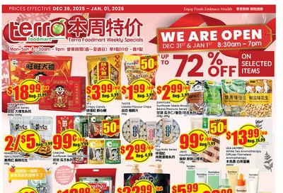 Terra Foodmart Flyer December 26 to January 1