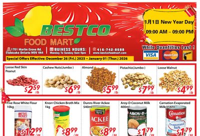 BestCo Food Mart (Etobicoke) Flyer December 26 to January 1