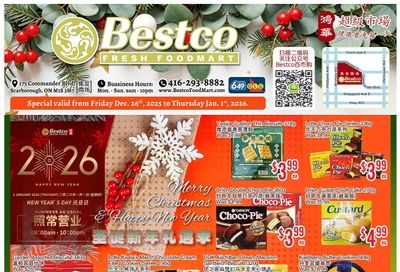 BestCo Food Mart (Scarborough) Flyer December 26 to January 1