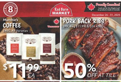 Red Barn Market Flyer December 26 to 31