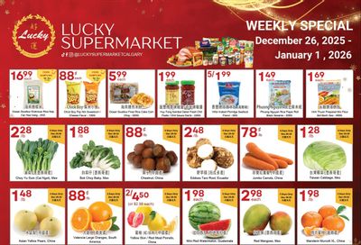 Lucky Supermarket (Calgary) Flyer December 26 to January 1
