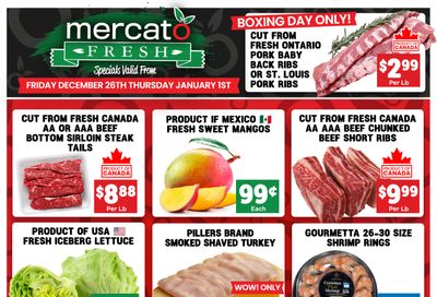 Mercato Fresh Flyer December 26 to January 1
