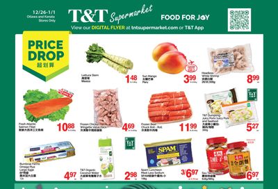 T&T Supermarket (Ottawa & Kanata) Flyer December 26 to January 1