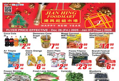 Jian Hing Foodmart (Scarborough) Flyer December 26 to January 1