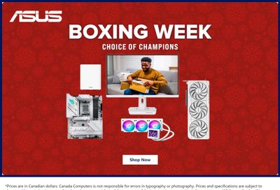 Canada Computers Boxing Week Flyer December 26 to January 1