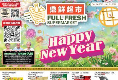 Full Fresh Supermarket Flyer December 26 to January 1