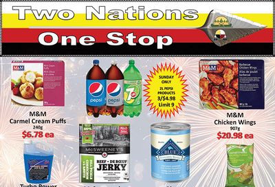 Two Nations One Stop Flyer December 26 to January 1