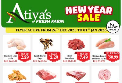 Atiya's Fresh Farm Flyer December 26 to January 1