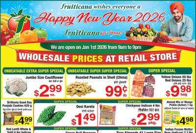 Fruiticana (Greater Vancouver) Flyer December 26 to 31
