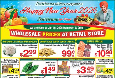 Fruiticana (Chestermere) Flyer December 26 to 31